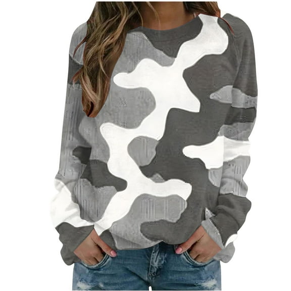 Cilsoka Hoodies for Women Trendy Print Sweatshirts for Women Trendy Womens Pullover Hoodies Womens Tops Black Long Sleeve My Orders past Orders