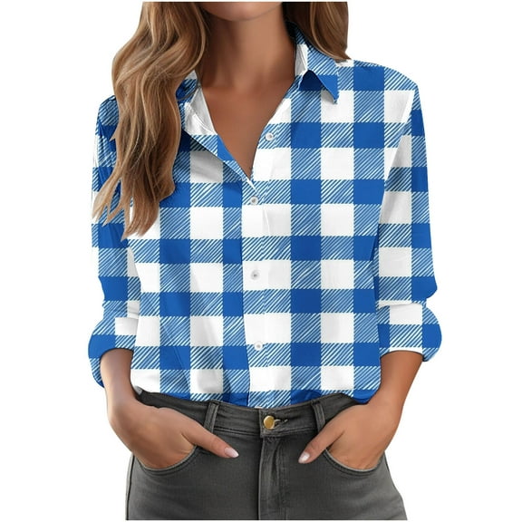 Cilsoka Long Sleeve Shirts for Women Cotton Loose Womens Tops Casual T Shirts Womens Tunics Casual Fall Winter Classy Blouses for Women Casual 3/4 Sleeve My Orders past Orders