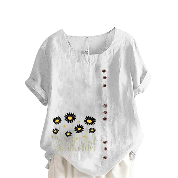 Cilsoka My Orders Placed Club Shirts for Women Sexy White Tops for Women Plus Size Women'S Plus Summer Tunics Blouses for Women 2025 Modern