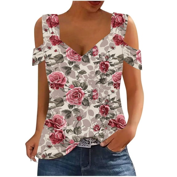 Cilsoka My Orders Placed T Shirts for Women V Neck Casual Graphic Tops for Women 2025 Workout Tops for Women Graphic Work Blouses for Women Summer