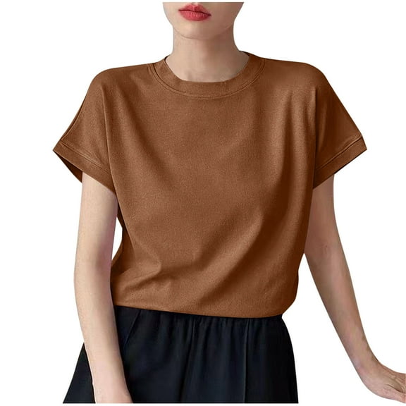 Cilsoka My Orders Placed Womens Graphic Shirts Casual Business Casual Tops for Women Plus Women'S Summer Tunics Cotton Womens Blouses Dressy Casual