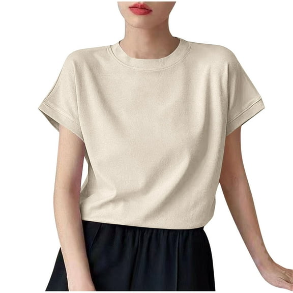 Cilsoka My Orders Placed Flowy Shirts for Women Summer Plus Size Tops for Women Summer Fashion Vintage Tees for Women Distressed Womens Blouses And Tops Dressy