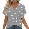 thumbnail image 1 of Cilsoka My Orders Placed Oversized Tshirts for Women Graphic Western Summer Tops for Women Over 55 Graphic Tees for Women Trendy Cropped Short Sleeve Blouses for Women Work, 1 of 4