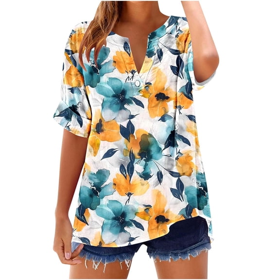 Cilsoka My Orders Placed Plus Shirts for Women Orange Plus Size Tops for Women Sexy Clubwear Plus Size Graphic Tees for Women 4X Summer Blouses for Women 2025 Plus