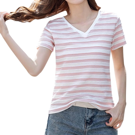 Cilsoka My Orders Placed Shirts for Women V Neck Casual Long Womens Tops Dressy Casual 3/4 Sleeve Active Shirts for Women Long Womens Blouses Dressy Casual