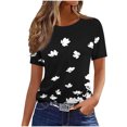thumbnail image 1 of Cilsoka My Orders Placed Summer T Shirts for Women 2025 Cute Tops for Women Going Out Summer Tunics for Women 2025 Short Sleeve Womens Blouses Summer Dressy, 1 of 3
