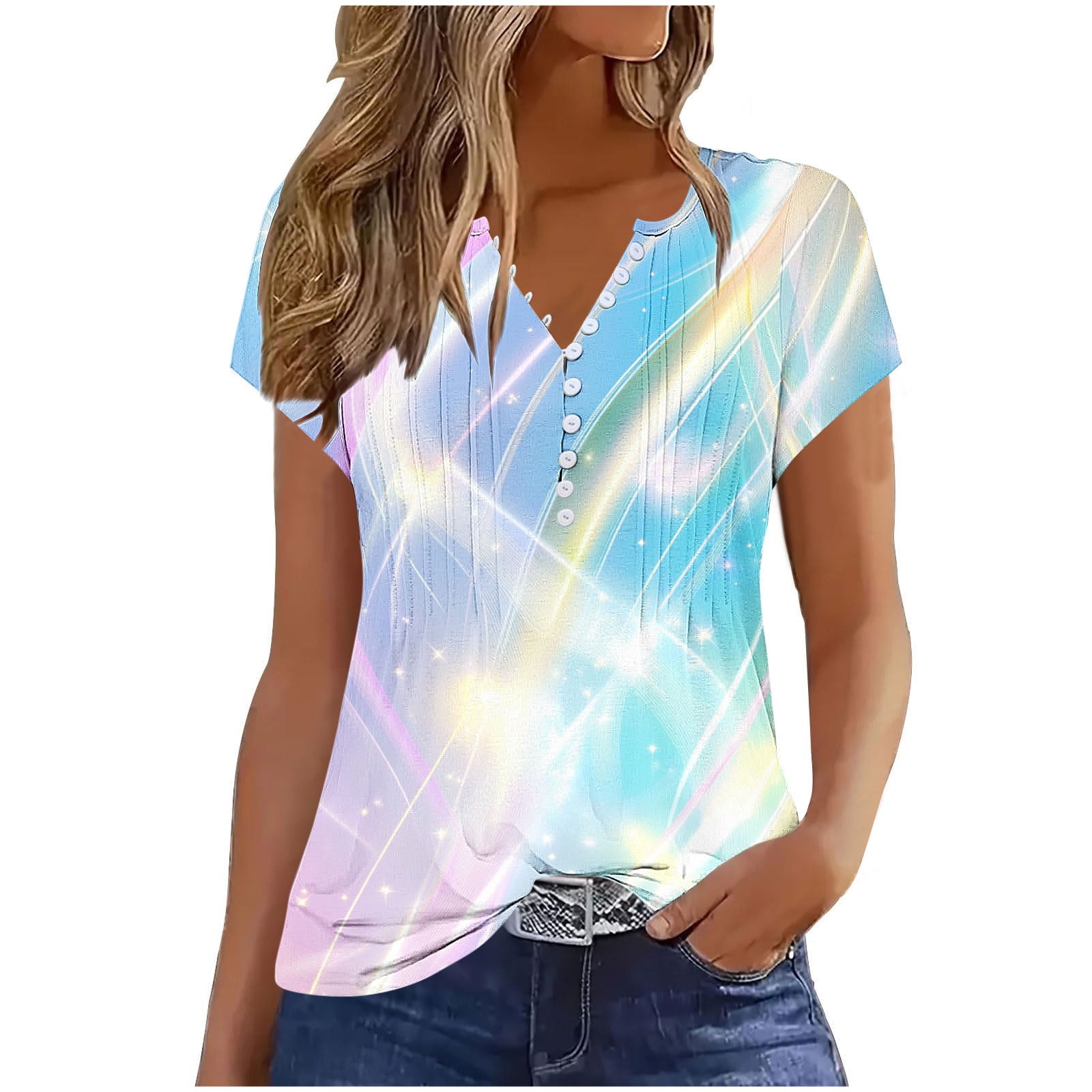 Aro Embroider Malu Short Sleeve Top- Women Top main image 1