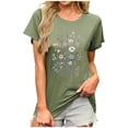 thumbnail image 1 of Cilsoka My Orders Placed Womens Graphic Shirts Loose Fit Summer Tops for Women Over 50 Womens Crop Tops With Built In Bra Womens Blouses Summer Plus Size, 1 of 3