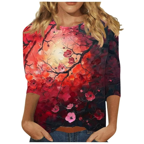 Cilsoka Oversized Tshirts for Women Graphic Pullover Tops for Women Long Sleeve Tunic Tops for Leggings Loose Blouse Shirt Crew Neck Tops for Women Trendy My Orders past Orders
