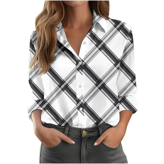 Cilsoka Oversized Tshirts for Women Graphic Western Ladies Tops and Blouses Tunic Tops for Women Loose Fit Dressy Fall Winter 3/4 Length Sleeve Womens Tops Plus Size Black My Orders past Orders