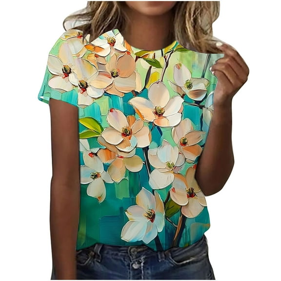 Cilsoka Oversized Tshirts for Women Graphic Tees Womens Tops 2025 Boho Womens Crop Tops Sexy Dressy Blouses for Women for Evening My Orders Placed