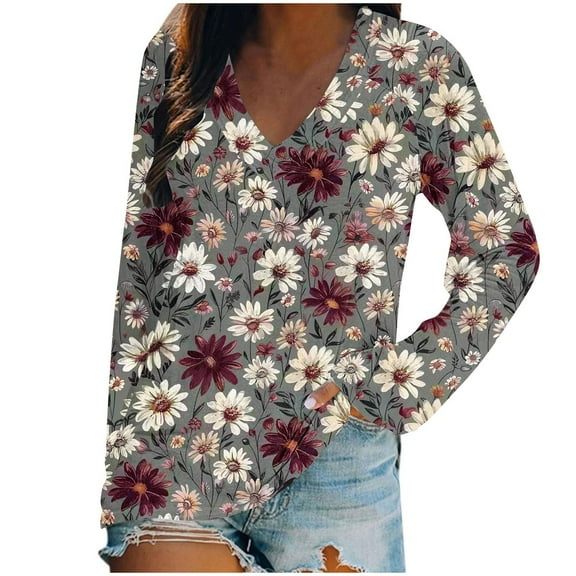 Cilsoka Plus Shirts for Women Plus Size Boho Business Tops for Women Fall Winter Vintage Shirts for Women 1980s Long Sleeve Blouses for Women Dressy Casual My Orders past Orders