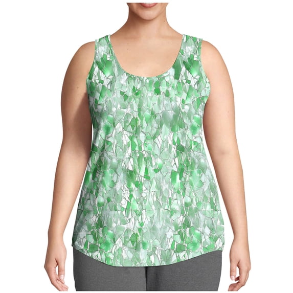 Cilsoka Plus Size Floral Tank Tops for Women Sleeveless Shirts Summer Tunic Tank Tops Flowy Camisoles ,Going out Tank Tops for Women Flowy