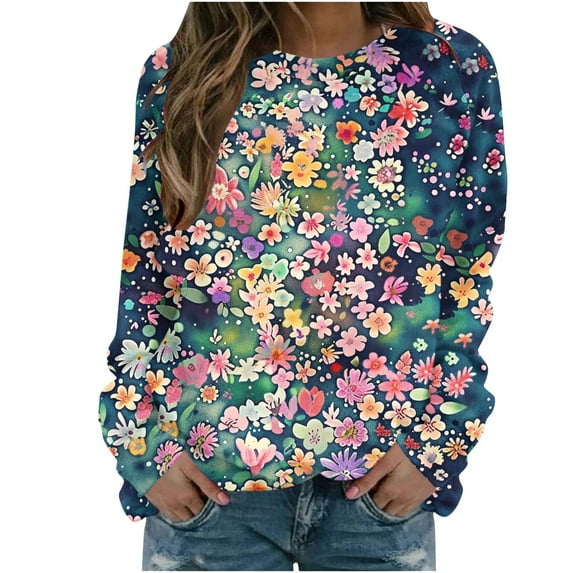 Cilsoka Plus Size Hoodies for Women 4x-5x Oversized Crewneck Sweatshirts Women Graphic Fall Winter Lightweight Pullover Hoodie Women Womens Floral Tops Plus Size My Orders past Orders