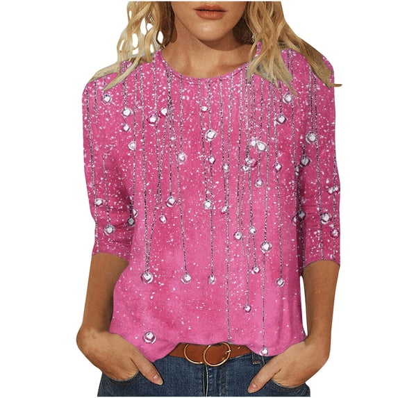 Cilsoka Shirts for Women Dressy Casual Sexy Business Tops for Women Fall Winter Basic Tshirts Shirts for Women Pack Crew Neck Tops for Women Long Sleeve My Orders past Orders
