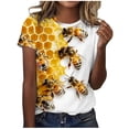 thumbnail image 1 of Cilsoka Shirts for Women Graphic Tees Y2K Womens Summer Casual Work Tops Active Tops for Women Pink Womens Blouses Short Sleeve for Work Professional My Orders Placed, 1 of 3