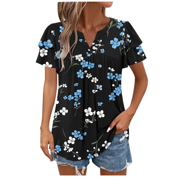 Cilsoka Shirts for Women Plus Size Packs Black Summer Tops for Women 2025 Graphic Tees for Women Plus Lace Blouses for Women Dressy Elegant My Orders Placed