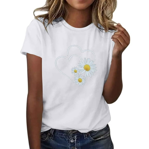 Cilsoka Short Sleeve Shirts for Women Cotton White Summer Tops for Women Elbow Length Sleeve Tunic Tops for Women Loose Fit Dressy Black Blouses for Women Dressy Casual 3/4 Sleeve My Orders Placed
