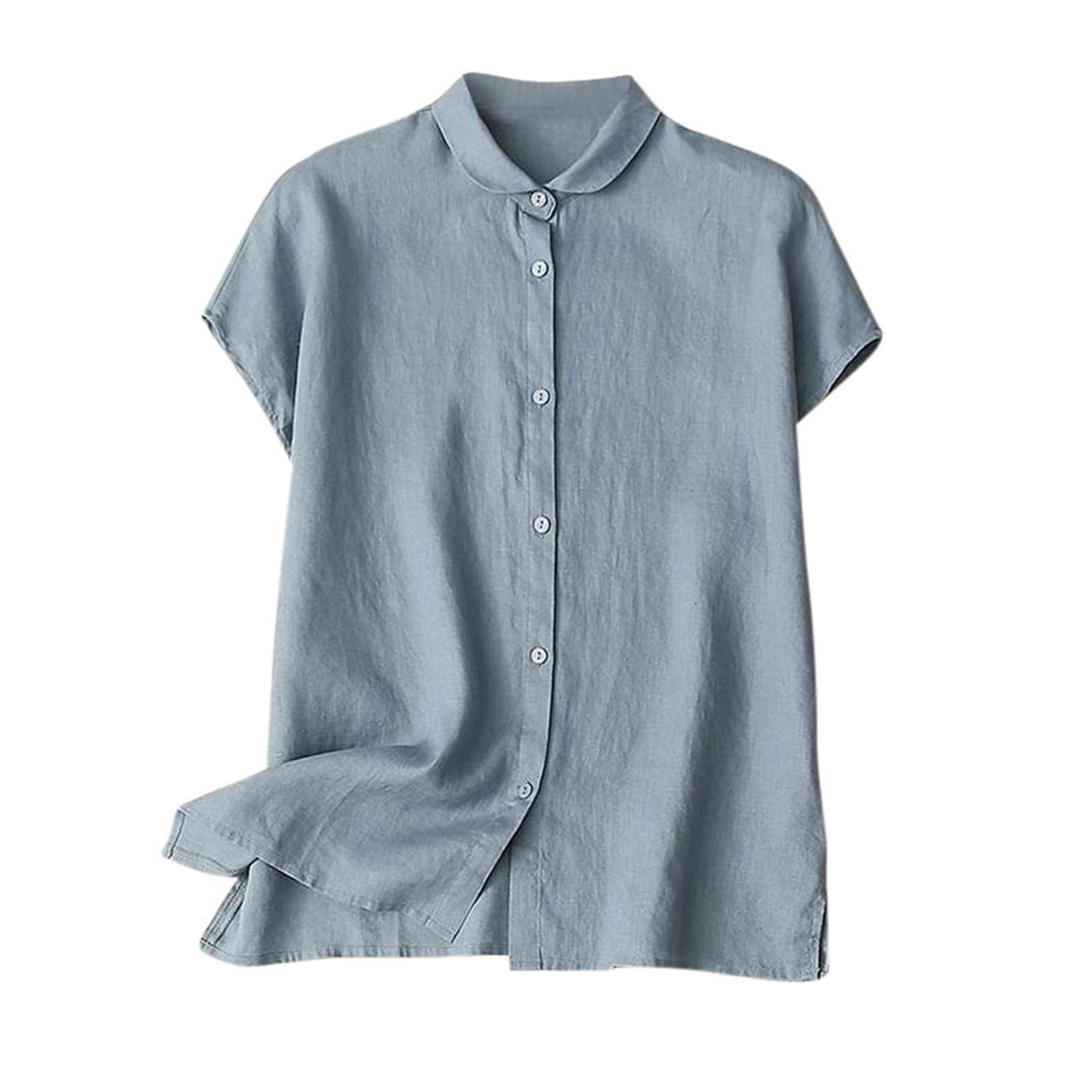 Cilsoka Short Sleeve Work Shirts for Women Womens Cute Tops Trendy ...