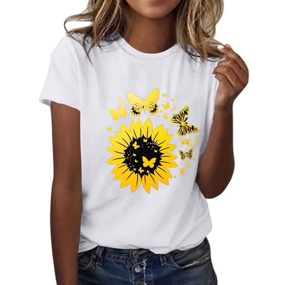 Cilsoka T Shirts for Women V Neck Women Plus Size Top Cute Funny Graphic Tees Tops Plus Size Graphic Tees for Women 4X-5X Dressy Blouses for Women Elegant Evening My Orders Placed