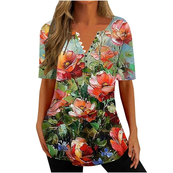 Cilsoka T Shirts for Women Fitted Womens Summer Tops 2025 Boho Crop Tops for Women Sexy Plus Size Black Blouses for Women Saree My Orders Placed