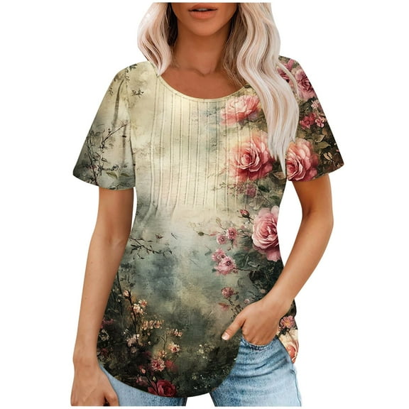 Cilsoka T Shirts for Women Loose Fit Womens Tops 2025 Summer Summer Tank Tops for Women V Neck Plus Size Blouses for Women Dressy My Orders Placed