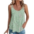 thumbnail image 1 of Cilsoka Tank Top Women's Sleeveless Beach Shirt Funny Summer Graphic Holiday Tee Shirts Vest, Tunic Tank Tops for Women Cotton, 1 of 5