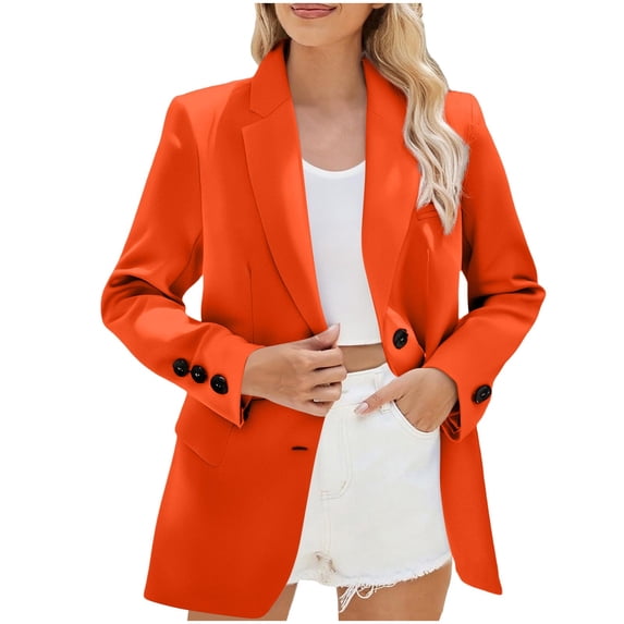 Cilsoka Trendy Crop Blazers for Women 2025 Lightweight Jacket for Work Jackets for Women Casual Winter Plus Size My Orders past Orders