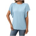 thumbnail image 1 of Cilsoka Tshirts Shirts for Women Graphic Plus Plus Size Tops for Women Graphic Tees Womens Crop Tops Graphic Summer Blouses for Women Business Casual My Orders Placed, 1 of 5