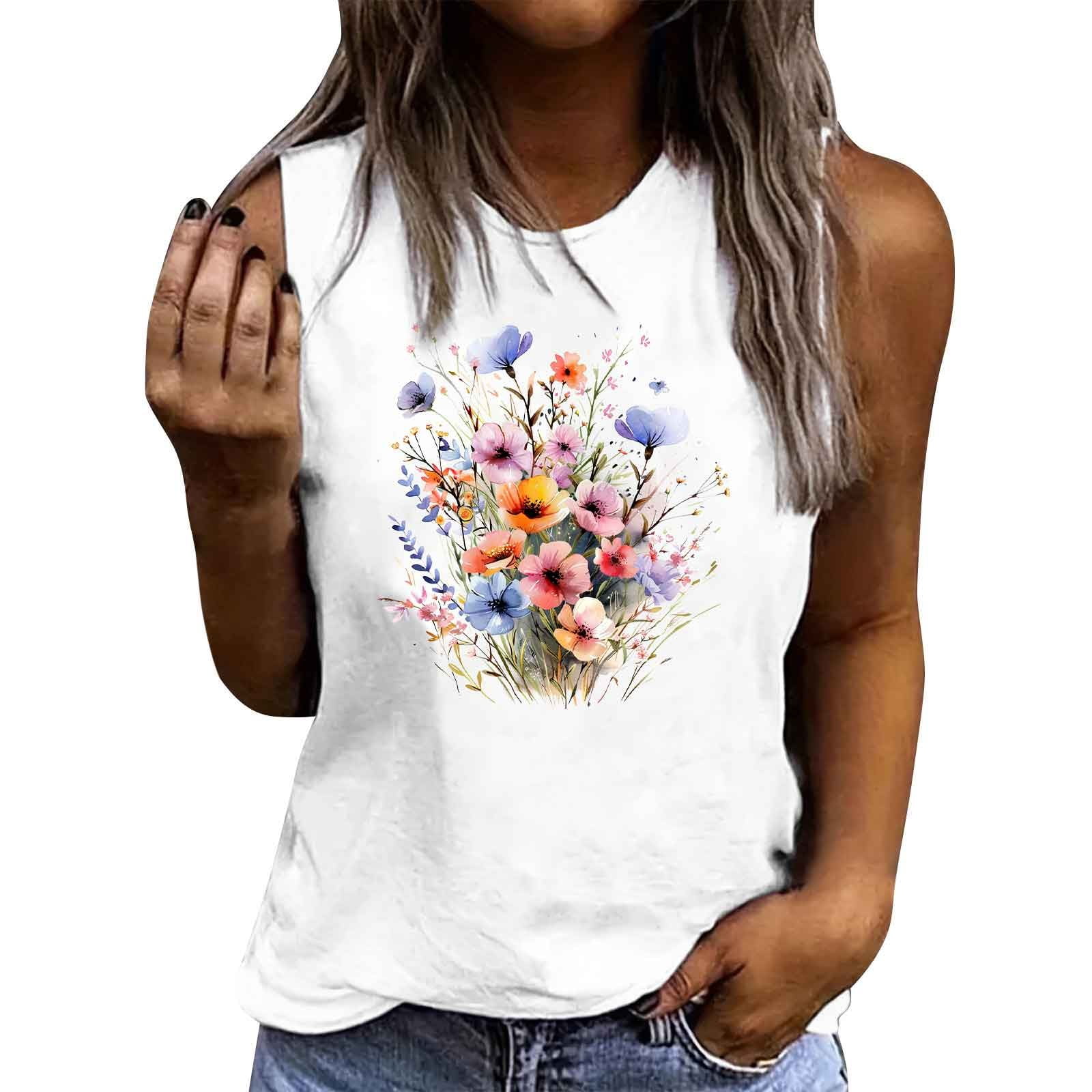 Cilsoka Western Shirts for Women Short Sleeve White Summer Tops for ...