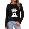 thumbnail image 1 of Cilsoka White Tshirts for Women Cotton Plus Size Tops for Women 3/4 Sleeve Basic Oversized Cropped Tees for Women 3/4 Length Sleeve Womens Tops Plus Size 3x My Orders past Orders, 1 of 3