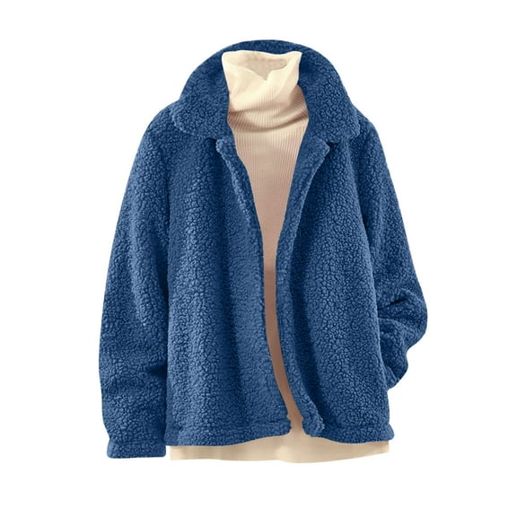Cilsoka Winter Coats for Women Shaggy Jacket Fuzzy Faux Shearling Zip Up Oversized Warm Shacket Outwear with Pocket 2025 Fall Winter Clothes