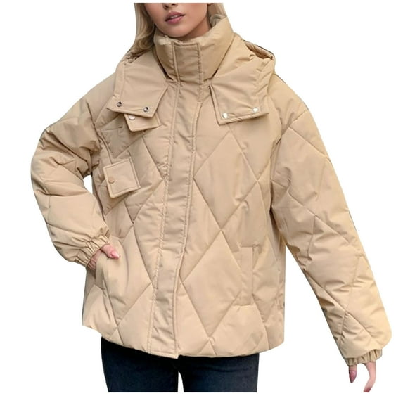 Cilsoka Womens Black Jacket No Hood Coats for Women Short Winter Jacket Shacket Long Sleeve Shirts Button Down Coat My Orders past Orders