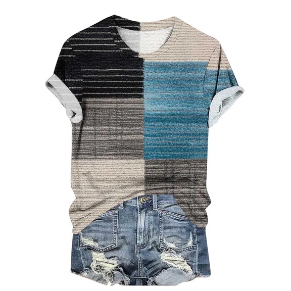 Cilsoka Womens Graphic T Shirts Trendy Womens Tank Tops Athletic Workout Tees for Women Open Back Blouses for Women Casual On Sale My Orders Placed