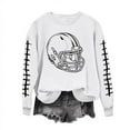 thumbnail image 1 of Cilsoka Womens Hoodies Pullover Sweatshirts for Women Loose Fit Tunic Sweatshirts for Women Striped Womens Long Sleeve Tops Slim Fit My Orders past Orders, 1 of 3