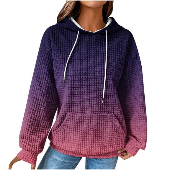 Cilsoka Womens Hoodies Pullover Graphic Oversized Sweatshirt Women Trendy Pullover Sweatshirts for Women with Pockets Womens Tops Casual Long Sleeve My Orders past Orders