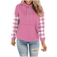 thumbnail image 1 of Cilsoka Womens Hoodies Zip up Cotton Fall Sweatshirts for Women Graphic Womens Hooded Sweatshirts Pullover Womens Fall Winter Tops Dressy My Orders past Orders, 1 of 4