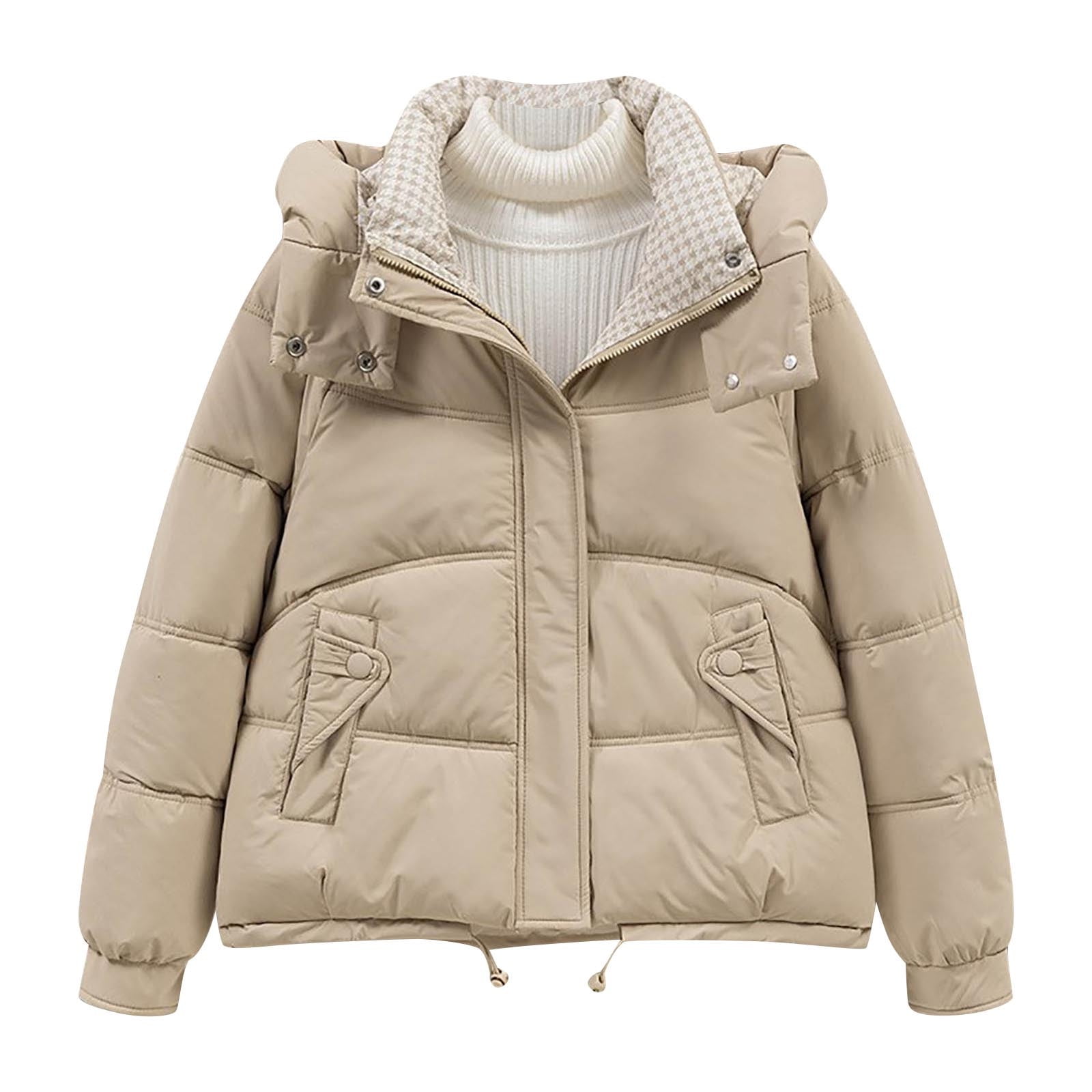 Cilsoka Womens Jackets Casual Black Cute Winter Coats for Women Fashion ...