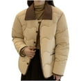 thumbnail image 1 of Cilsoka Womens Jackets Dressy Casual Brown Womens Winter Coats Plus Womens Plus Size Jackets Long Sleeve My Orders past Orders, 1 of 5