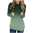 thumbnail image 1 of Cilsoka Womens Lightweight Cotton Pullover Hoodies Black Crewneck Sweatshirt Women Womens Pullover Hoodie Sweater Long Sleeve Tops for Women Cotton My Orders past Orders, 1 of 5