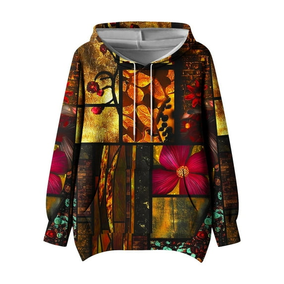 Cilsoka Womens Lightweight Cotton Pullover Hoodies Womens Sweatshirts No Hood Cropped Womens Pullover Tops Fashion Tops for Women Plus Size My Orders past Orders