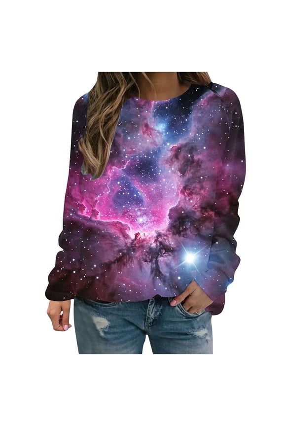 Womens Long Sleeve T Shirts Fall Winter Womens Crop Tops Long Sleeve Vintage Tees for Women Oversized Crew Neck Tops for Women My Orders past Orders