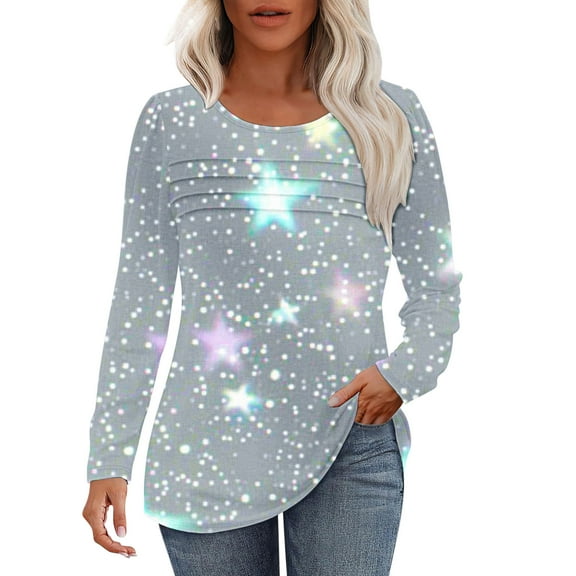 Cilsoka Womens Long Sleeve T Shirts Pack Sheer Pullover Tops for Women Basic Tshirts Shirts for Women Long Sleeve Womens Blouses Dressy Casual 3/4 Sleeve My Orders past Orders