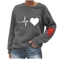 thumbnail image 1 of Cilsoka Womens Oversized Hoodie Graphic Black Crewneck Sweatshirt Women Pullover Sweatshirts for Women Bulk Tops for Women Work Casual My Orders past Orders, 1 of 4