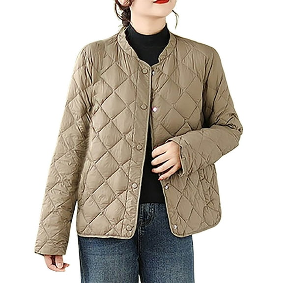 Cilsoka Womens Plus Size Jackets Dressy Casual Short Coats for Women Trendy 2025 Winter Outerwear Casual Coats My Orders past Orders