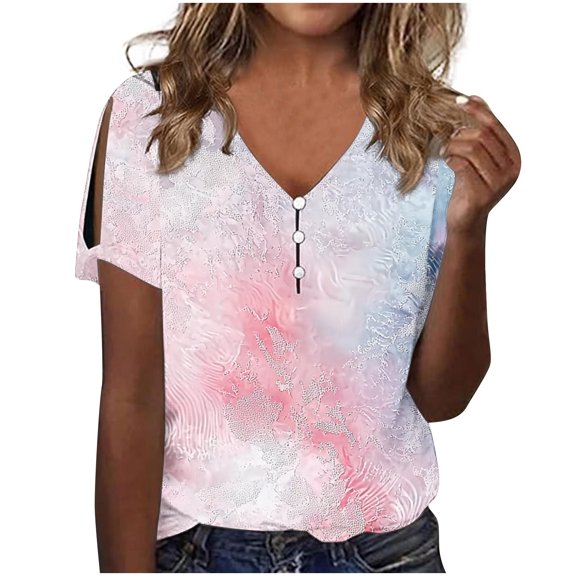 Cilsoka Womens Shirts Summer Casual Button down Womens Summer Tops for Work Sexy Tops for Women Going Out Red Blouses for Women Casual My Orders Placed