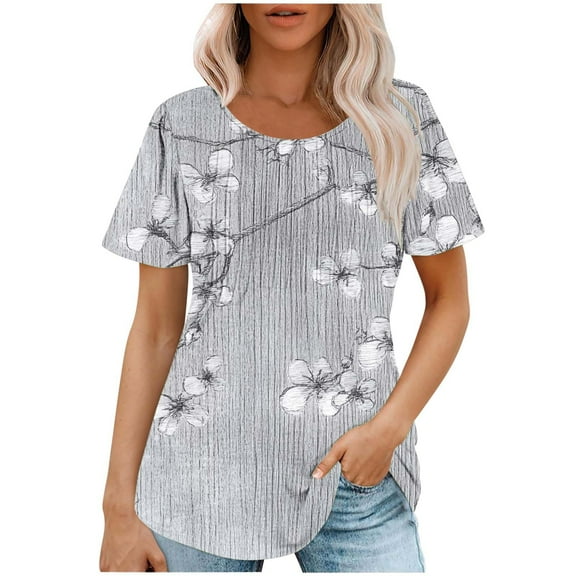 Cilsoka Womens Shirts Summer Casual Plus Size Tunic Womens Summer Tops Dressy Casual Flowy Tunics Or Tops To Wear With Leggings Sleeveless Plus Size Blouses for Women Dressy Casual My Orders Placed