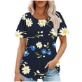 thumbnail image 1 of Cilsoka Womens Shirts Summer Crop Summer Tops for Women 2025 3/4 Sleeve Crop Tops for Women Sexy Work Blouses for Women Office Plus My Orders Placed, 1 of 6