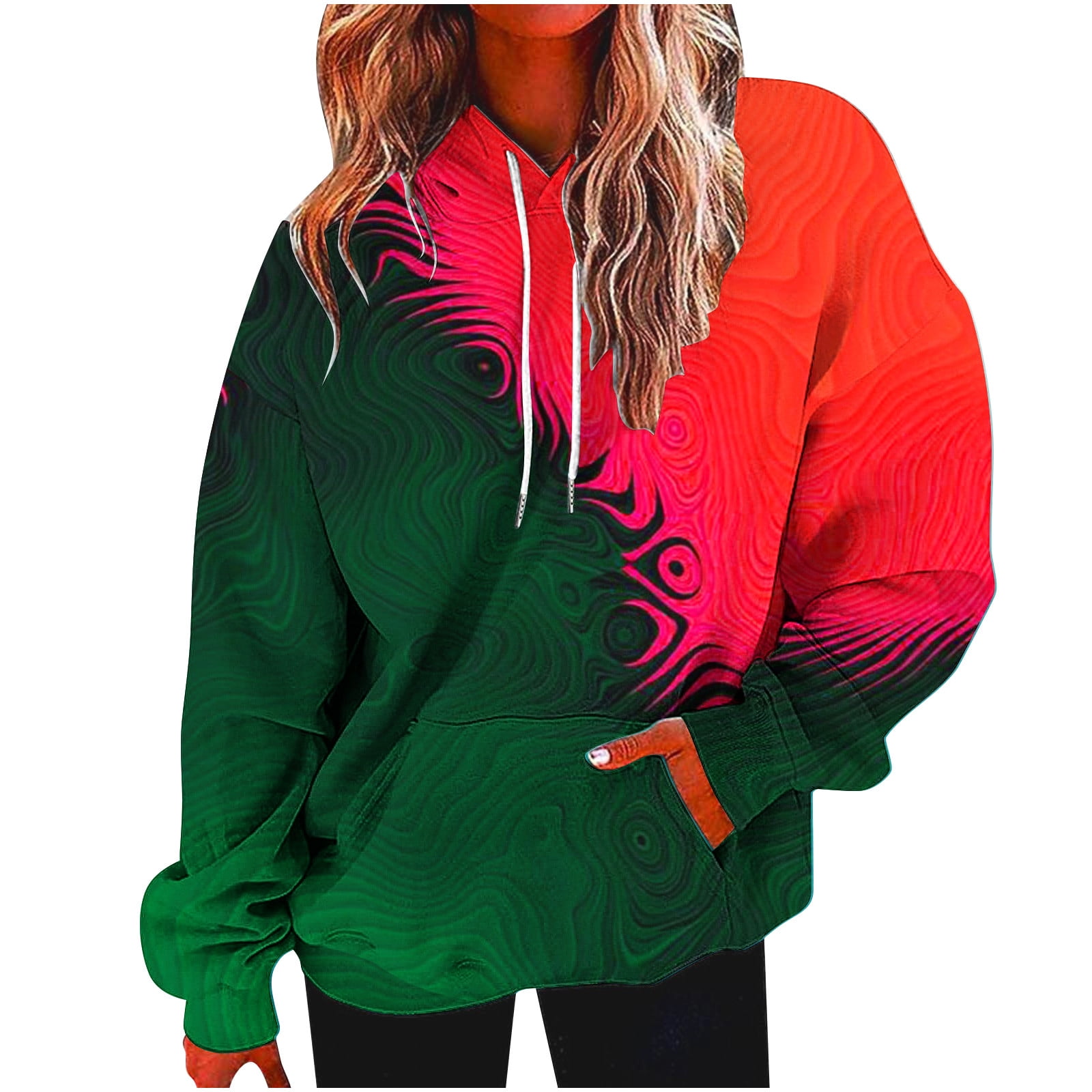 Cilsoka Womens Summer Tops 3/4 Sleeve Loose Fitting Long Casual T