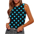 thumbnail image 1 of Cilsoka Womens Tank Tops Summer Sleeveless T Shirts Casual Loose Letter Printed Graphic Tees Blouses, Graphic Tank Tops for Women Plus Size, 1 of 4